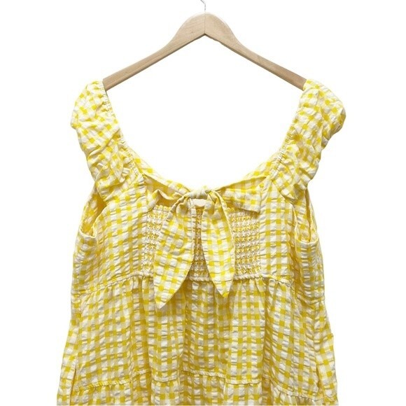 Old Navy Long Fit & Flare Tiered Seersucker All-Day Maxi Dress Women's Size XL - Picture 5 of 12